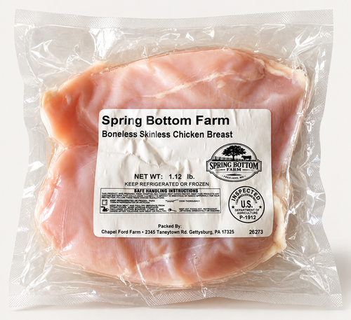 Pasture-Raised Boneless Skinless Chicken Breast