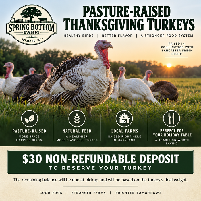 2026 Thanksgiving Turkey Deposit
